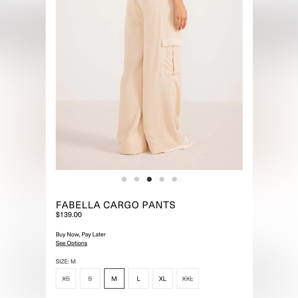 MinkPink Fabella Cargo Pants in size XS
